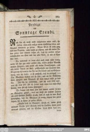 Predigt am Sonntage Exaudi.