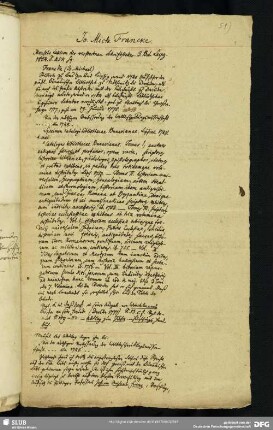 51) (F. A. Ebert über) Jo. Mich. Francke. Eigenhänd. 19. Jahrh