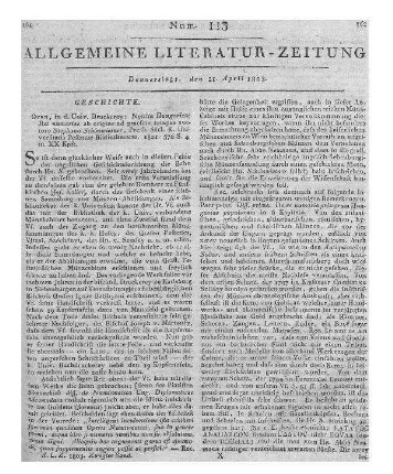 Beyträge zur Kenntniß und Verbesserung des Kirchen- und Schulwesens in den Königlich Braunschweig- Lüneburgschen Churlanden. Bd. 3, H. 4. Bd. 4, H. 1-2. Ges. u. hrsg. v. J. C. Salfeld. Hannover: Hahn 1802