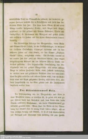 Das Eisenhüttenwerk Erla