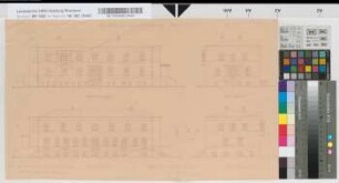 Deckblatt zum Betriebsstofflager auf Bahnhof Gelsenkirchen-Bismarck: Ansichten [2 Exemplare], o. M.