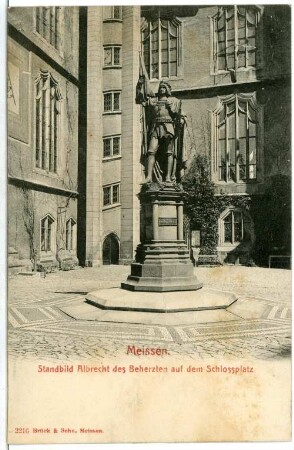 Meißen. Standbild Albrecht des Beherzten