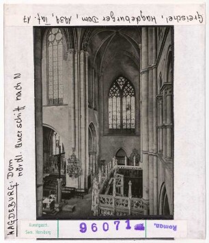 Magdeburg: Dom, nördliches Querschiff nach Norden