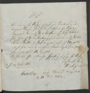 Brief von Heinrich Meyer an Johann Jacob Kohlhaas