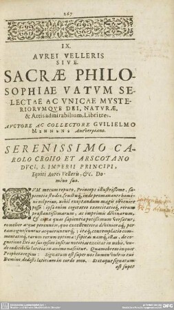 SERENISSIMO CAROLO CROIIO ET ARSCOTANO DVCI ...