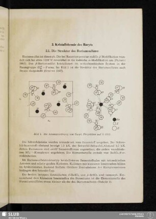 2. Kristallchemie des Baryts