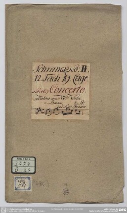 Concertos - Mus.2474-O-24 : vl, strings, bc - E; GraunWV Cv:XIII:119