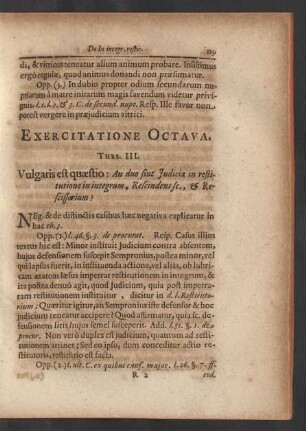 Exercitatione Octava.
