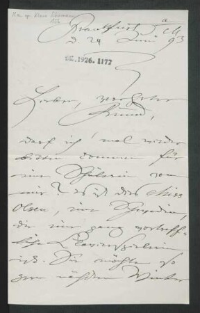 Brief an Wilhelm Engelmann : 24.06.1893