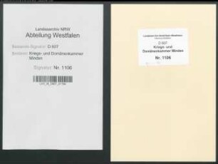 Abzugsgelder der nach der Grafschaft Lippe verziehenden Untertanen