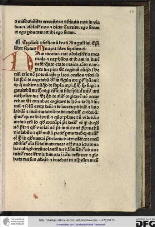 Incipit liber septimus.