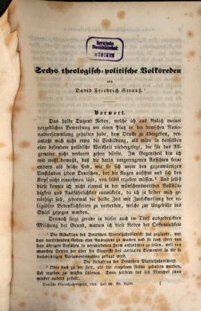 Deutsche Vierteljahrs-Schrift. 1848,3/4