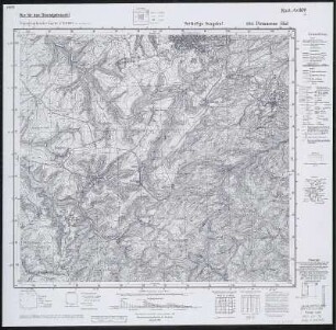 Meßtischblatt 6811 : Pirmasens-Süd, 1943 : Pirmasens-Süd. - Aufn. 1911, hrsg. 1914, bericht./letzte Nachtr. - 1:25000. - Wiesbaden: Hauptvermessungsabteilung XI, 1943. - 1 Kt.