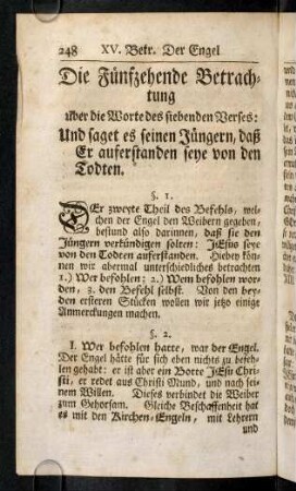248-260, Fuenfzehende Betrachtung