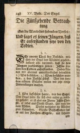 248-260, Fuenfzehende Betrachtung