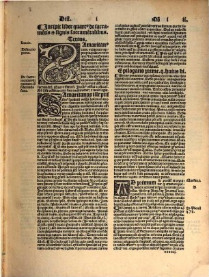 ... liber doctoris Subtilis fratris Joannis Duns Scoti ordinis Minorum super sententias, 4. Liber quartus doctoris subtilis fratris Johanis Duns Scoti ...