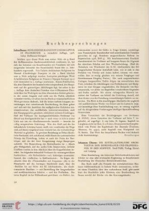 [Rezension zu: Johannes Oberst, Die mittelalterliche Architektur der Dominikaner und Franziskaner in der Schweiz]