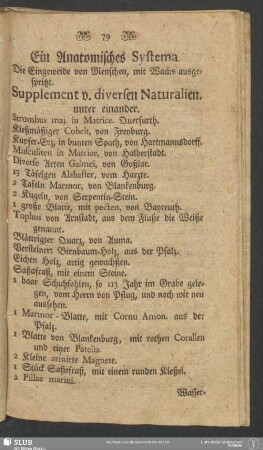 Ein Anatomisches Systema