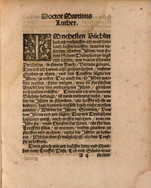 Vom SchemHamphoras: Und vom Geschlecht Christi : Matthei am i. Capitel