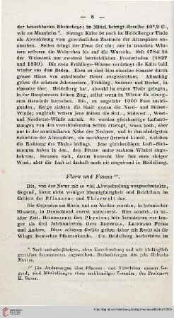 Flora und Fauna