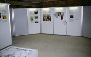 Ausstellung zum Konzept des Freilichtmuseums Lindlar