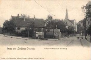 Gruss aus Lindenau-Plagwitz: Zschochersche Strasse (Lindenau)