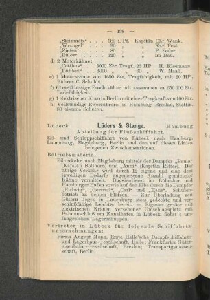 Lüders & Stange.