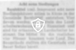 Acht neue Siedlungen