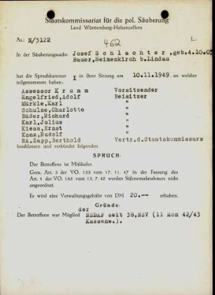 Schlachter, Josef