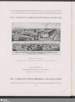 Dresdner Gardinen- Und Spitzen-Manufactur Actiengesellschaft