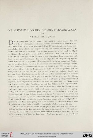 8: Die Aufgaben unserer Gipsabguss-Sammlungen, [1]