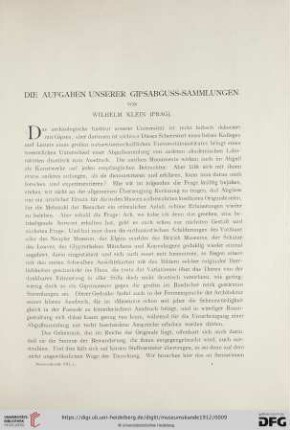 8: Die Aufgaben unserer Gipsabguss-Sammlungen, [1]