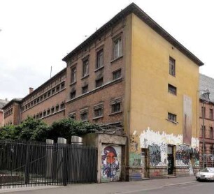 ehem. Polizeigefängnis; Frankfurt, Klapperfeldstraße 5, Klingerstraße 32