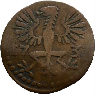 Münze, 4 Heller, 1737