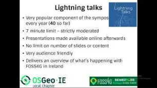 Building an OSGeo Community - Experiences from Ireland