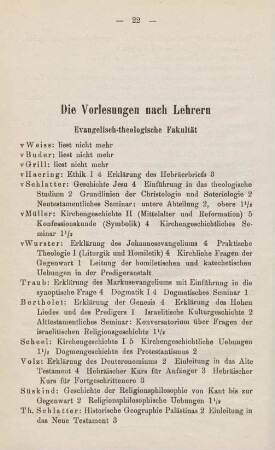 22, Evangelisch-theologische Fakultät