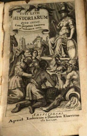 Titi Livii Historiarum Quod Extat, 1