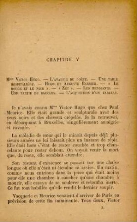 Chapitre V. Mme Victor Hugo ...