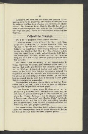 Oeffentliche Umzüge