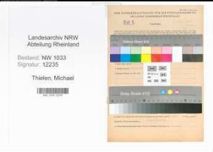 Entnazifizierung Michael Thielen , geb. 28.11.1898 (Polizeibeamter)