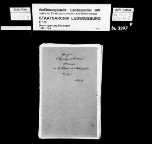 Schuldenwesen der evang. Kirchengemeinde und der evang. Stiftungspflege sowie der kath. Schulgemeinde und Stiftungspflege Wachbach
