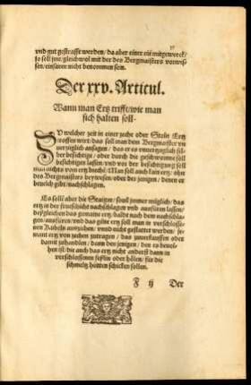 Der xxv. Articul.