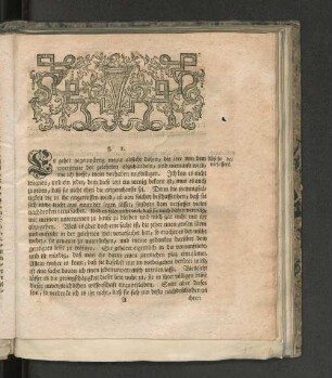 [Vernünftige Gedanken von dem Geräusch eines Wortfechters im Lande der Gelerten.]