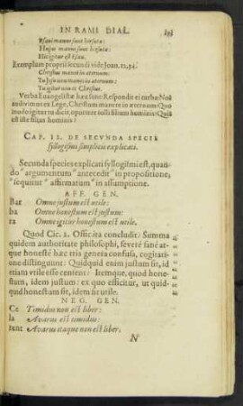 Cap. 12. De Secunda Specie syllogismi simplicis explicati.