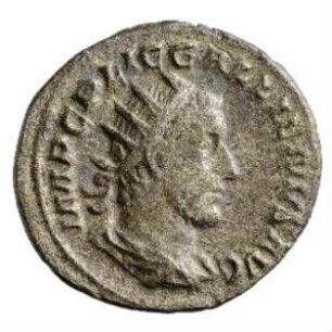 Münze, Antoninian, 253 n. Chr.