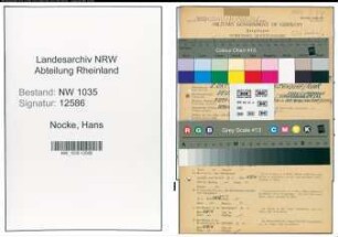 Entnazifizierung Hans Nocke , geb. 05.10.1894 (Beamter)