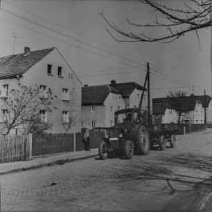Purschwitz. Ortsteilansicht. Straßenbild