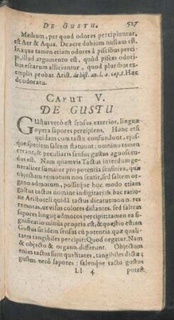 Caput V. De Gustu