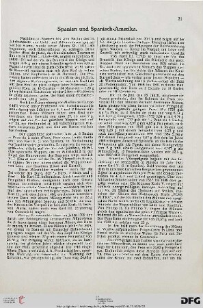 Spanien und Spanisch-Amerika: Text und Karten