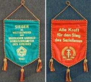 Wettbewerbswimpel der Bäuerlichen Handelsgenossenschaften des Kreises